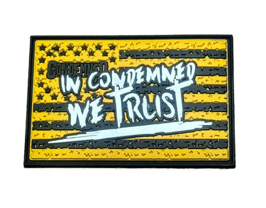 In Condemned We Trust Rubber Patch Hook & Loop